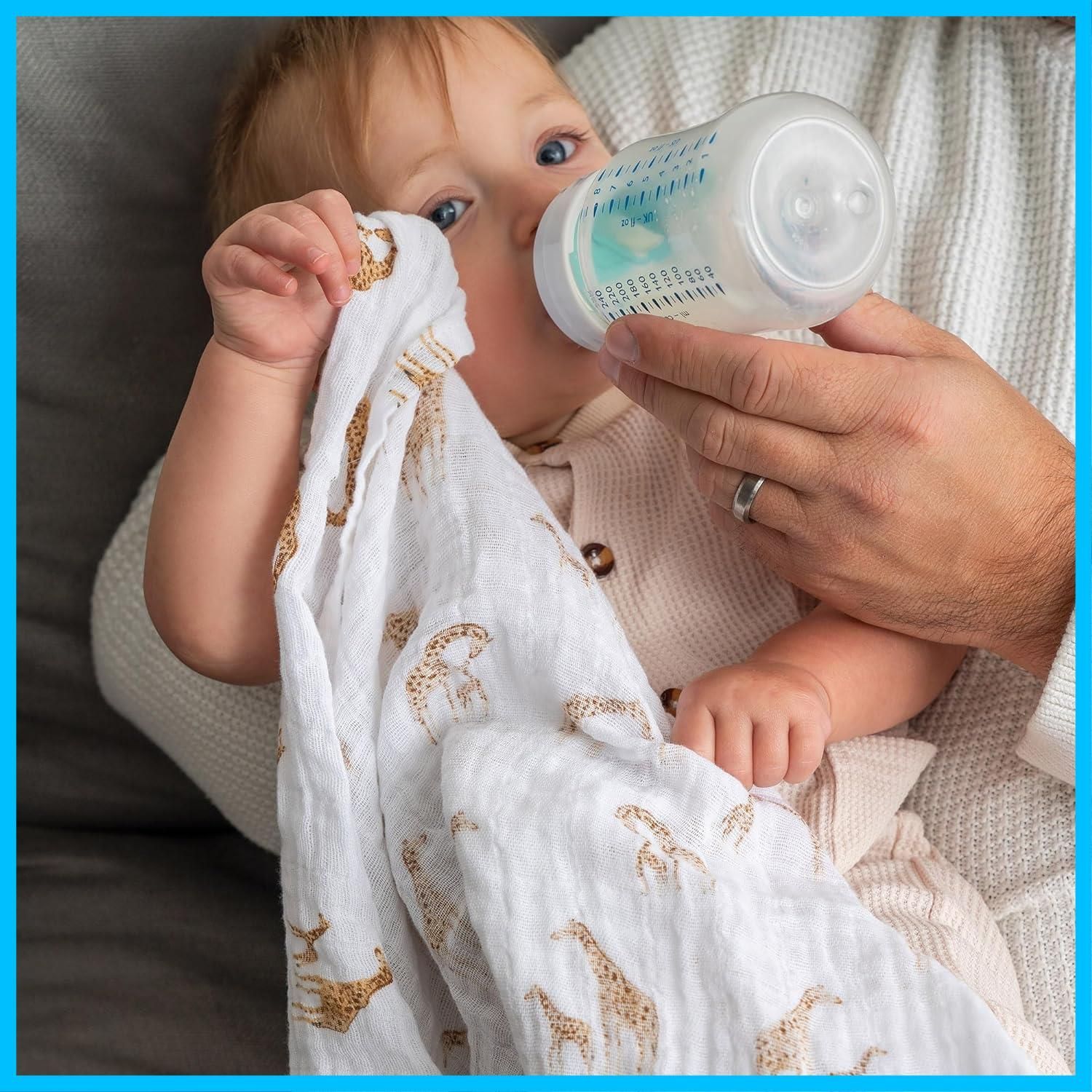 anais エイデンアンドアネイ おくるみ 4枚セット safari dreams 120x120cm モスリンコットン オーガニック スワドル 新生児 aden 夜泣き対策 ガーゼ 赤ちゃん 出産祝い ベビーギフトSWADABASWO400