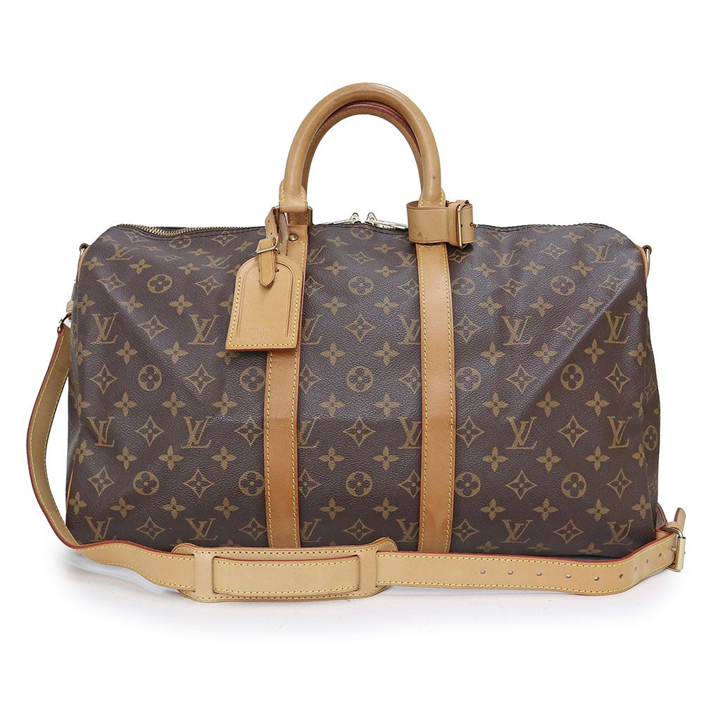 美品　ルイヴィトン　キーポル45 バンドリエール LV × TM キーポル・バンドリエール 45 Monogram Denim｜ルイ