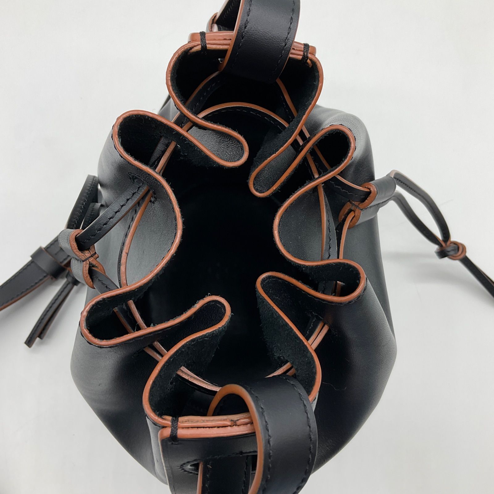 ▽LOEWE ロエベ バルーン スモール バッグ ミニショルダー 巾着式 