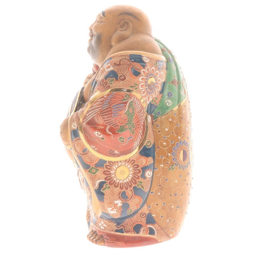 ⭐遺品少数 江戸時代 再興九谷焼 五彩手 布袋像 仏像 置物飾り 縁起物骨董品 ⭐遺品少数 江戸時代 再興九谷焼 五彩手 布袋像 仏像 置物飾り