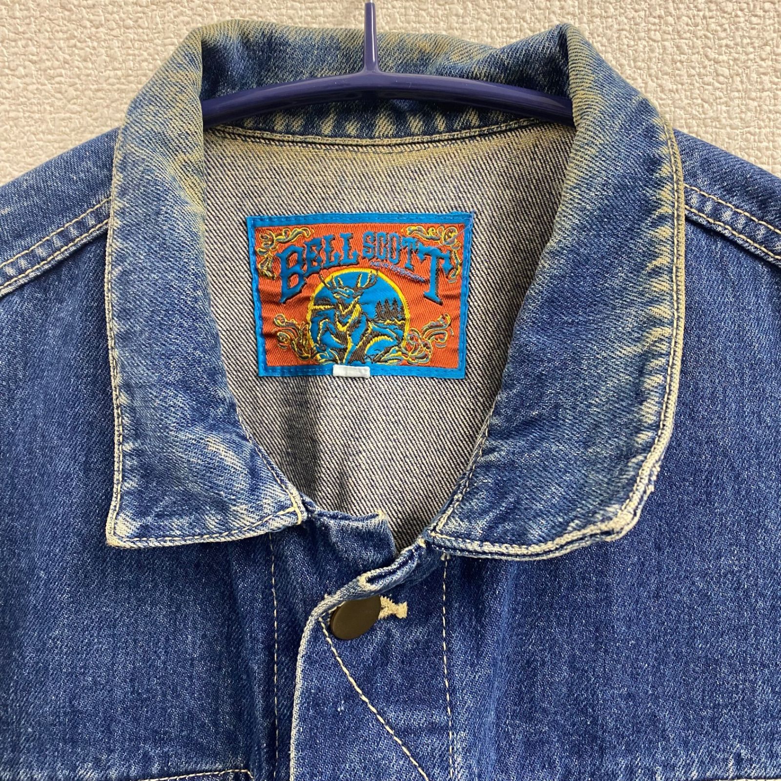 定番のお歳暮 Gジャン デニムジャケット SCOTT BELL アウター L シンプル ジャケット・アウター