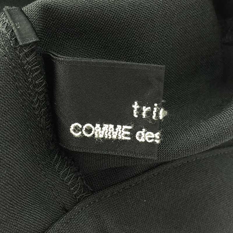 tricot COMME des GARCONS / トリココムデギャルソン | 2017SS | ウール エンブロイダリー ブラウス | M | ブラック | レディース COMME des GARCONS - 美品 トリコ コムデギャルソン tricot COMME des