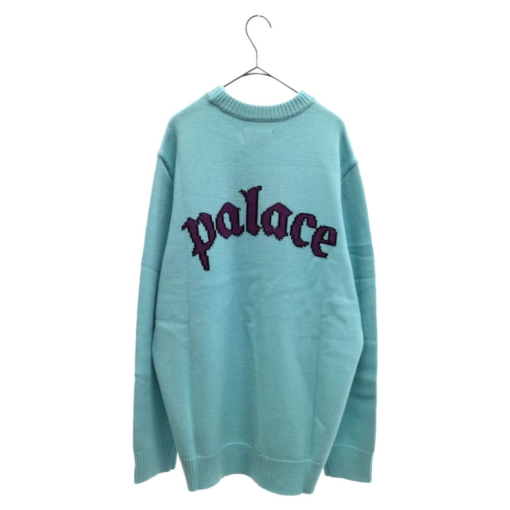 Palace Skateboards (パレススケートボーズ) SPITFIRE KNIT P24SKW002-L スピットファイア 長袖クルーネック セーター ライトブルー ニット - メルカリ