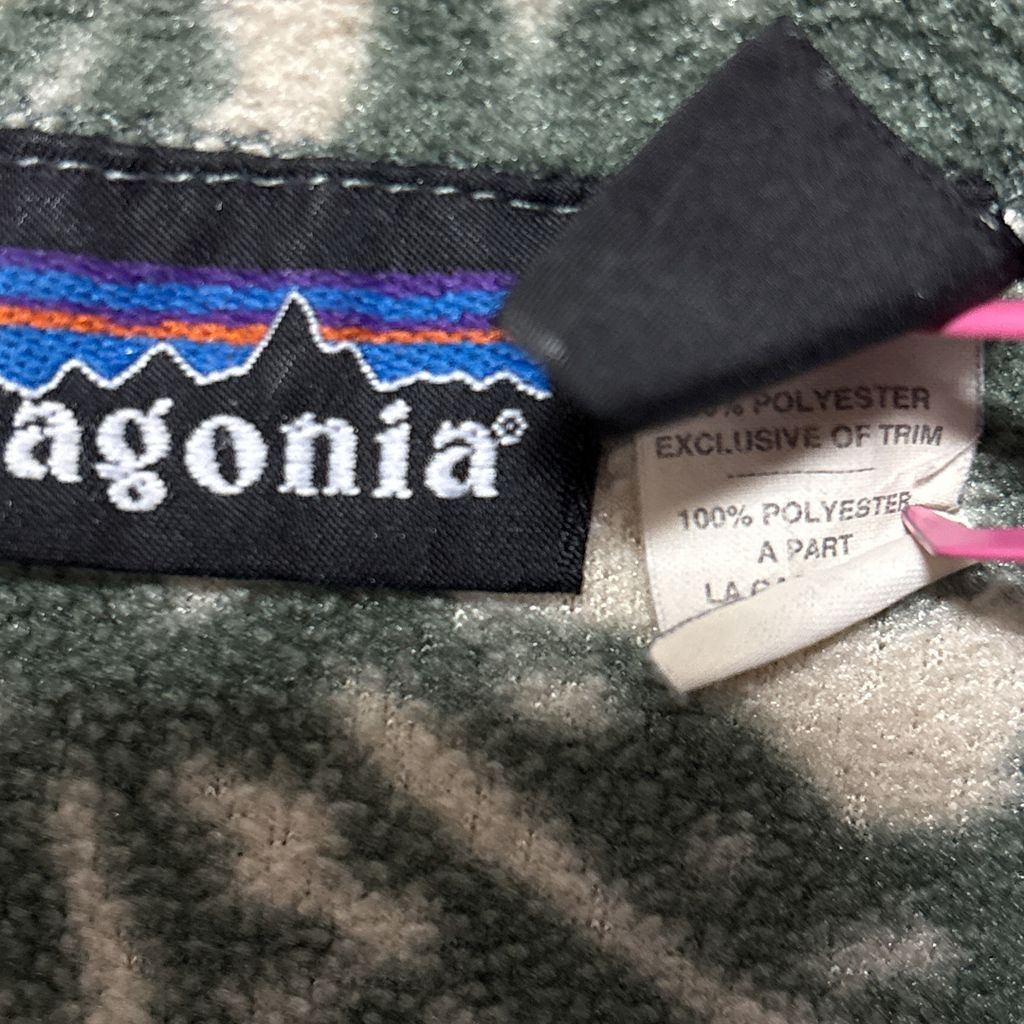 販売 【Patagonia】USA製 シンチラ ハーフジッププルオーバー S-2906