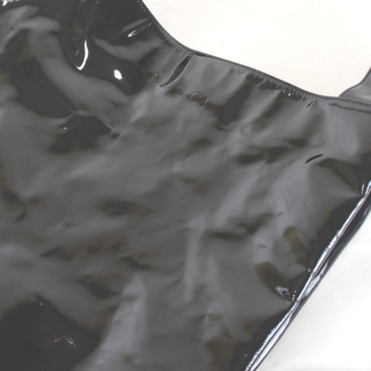 USED』 グッチ 002・1817・0402 ショルダーバッグ エナメル ブラック 