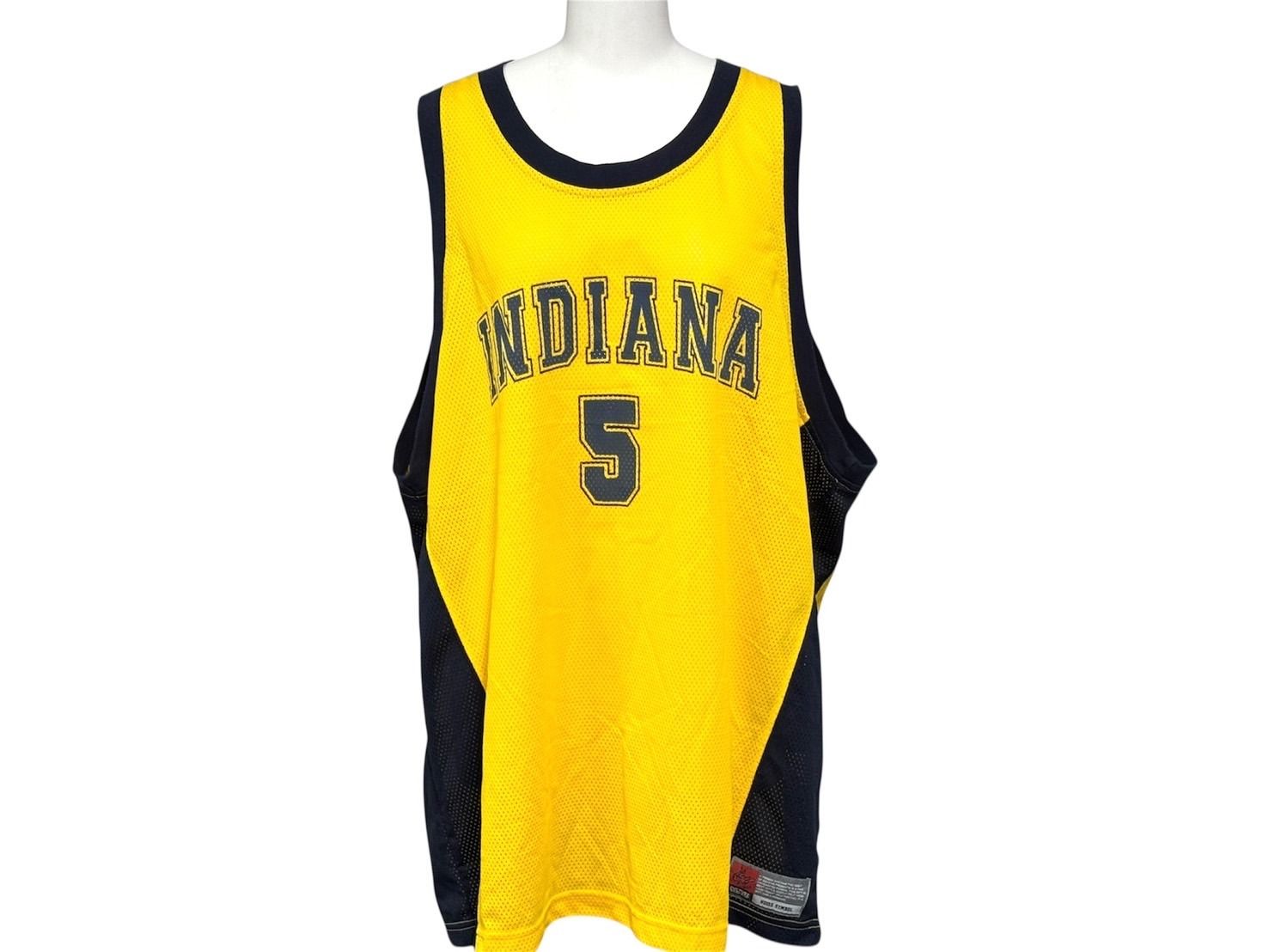Indiana Pacers インディアナ ペイサーズ バスケットボール ゲームシャツ ノースリーブ サイズL イエロー 4b001412