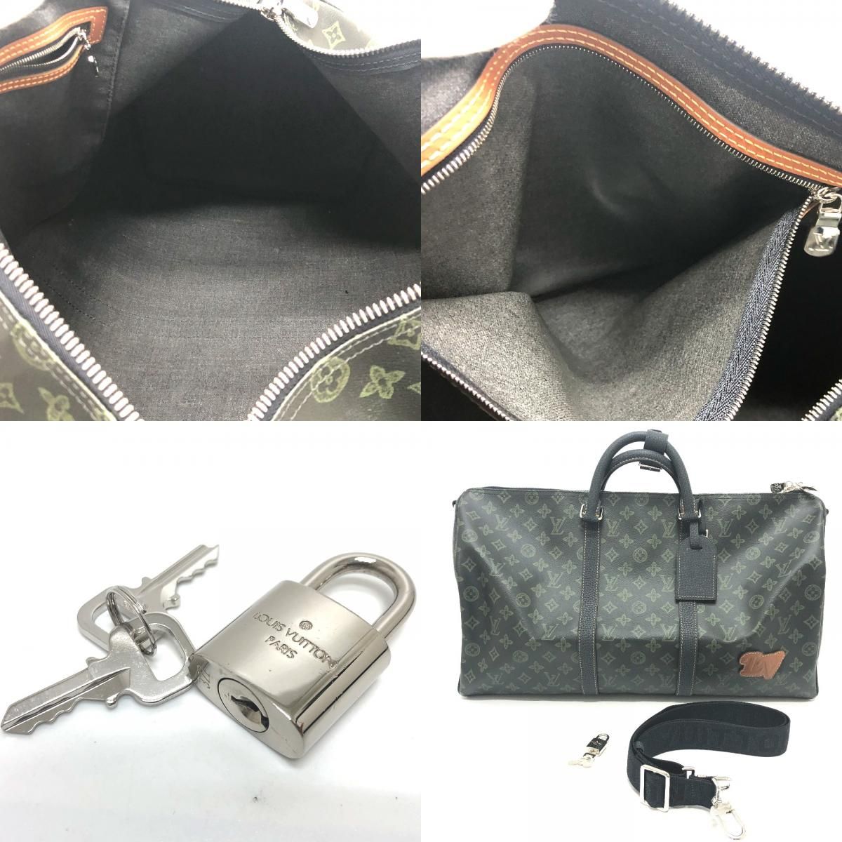 【正規品】ルイヴィトン　モノグラム　キーポル50 ボストンバッグ LOUIS VUITTON 美品 ルイヴィトン モノグラムライトアップ