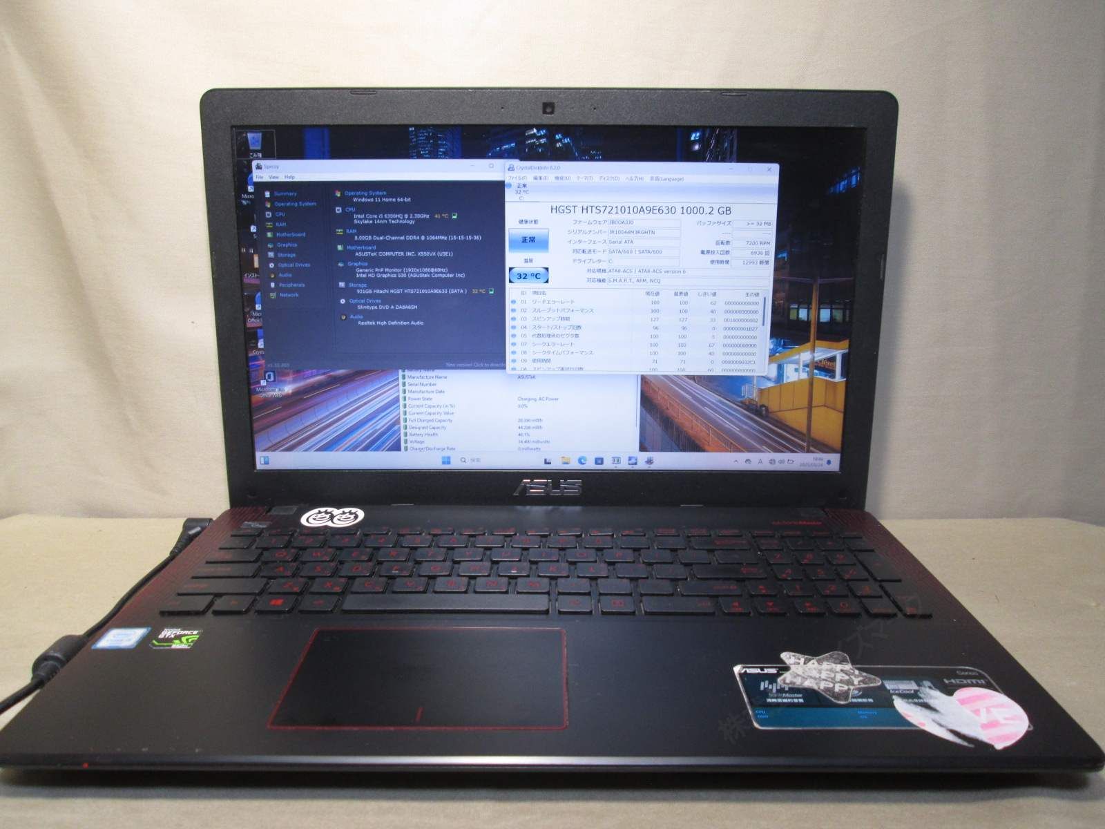 Windowsノート本体 Asus Core i5 Model:X550V windows11 Asus Core i5 Model:X550V windows11 - メルカリ