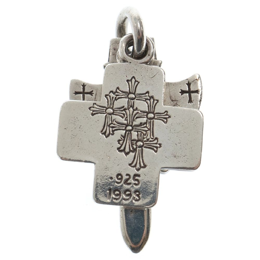 クロムハーツ 3トリンケッツ ペンダント SV925 オールド シルバー 楽天