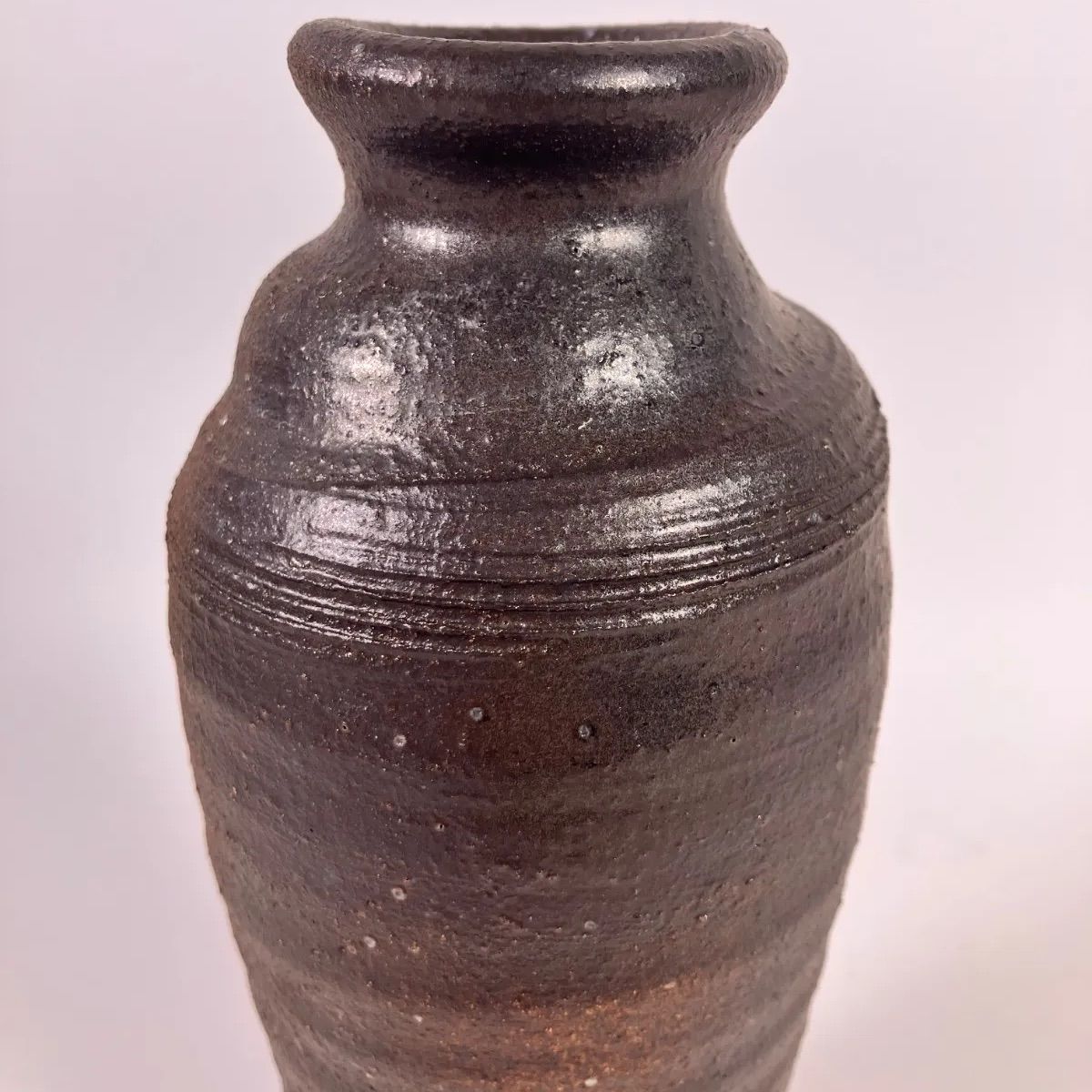 信楽焼 花瓶 花入れ 金紋 高さ29cm 信楽焼 花瓶 花入れ 金紋 高さ29cm