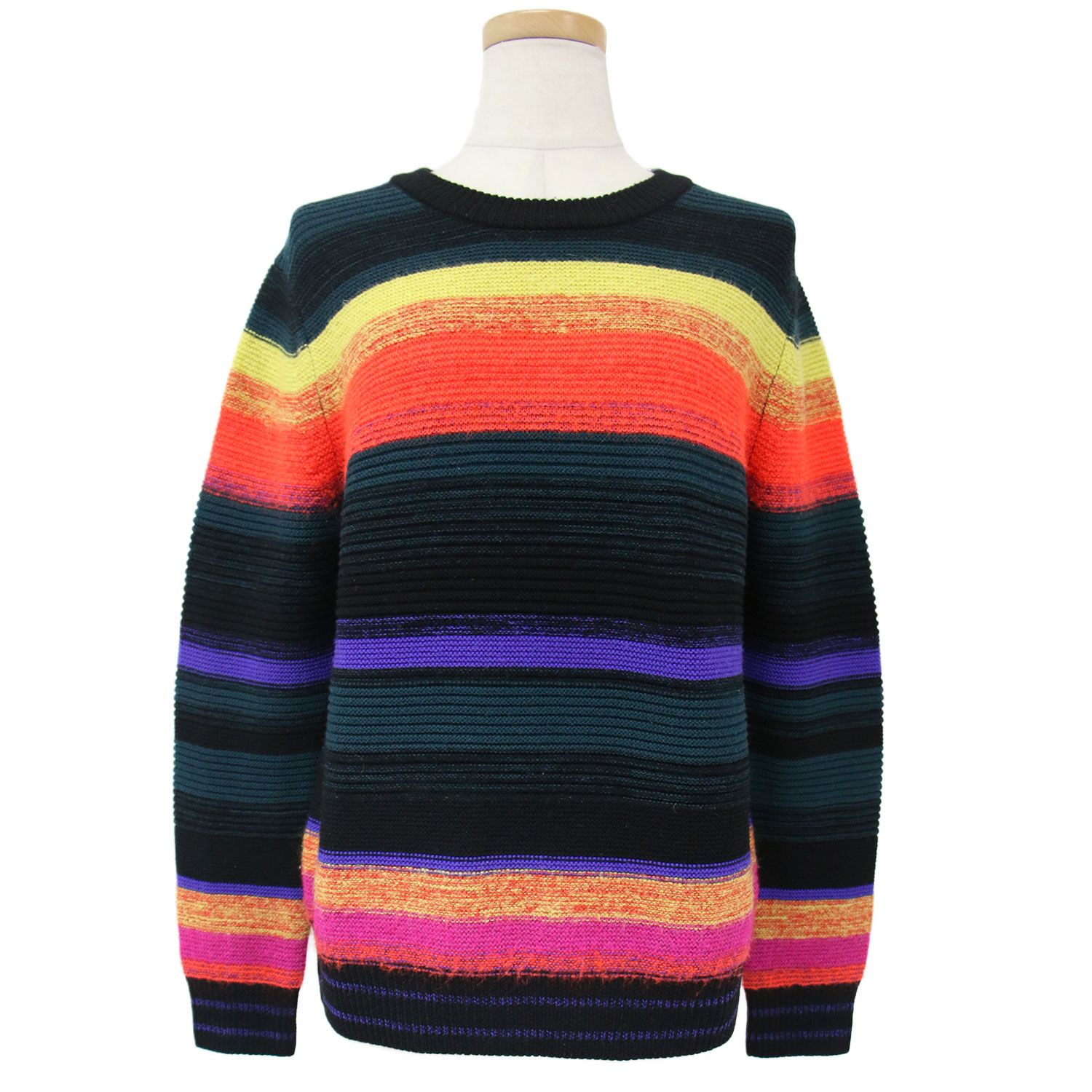 22AW Paul Smith グラデーションボーダー ニットカーディガン 22AW Paul Smith グラデーションボーダー ニットカーディガン