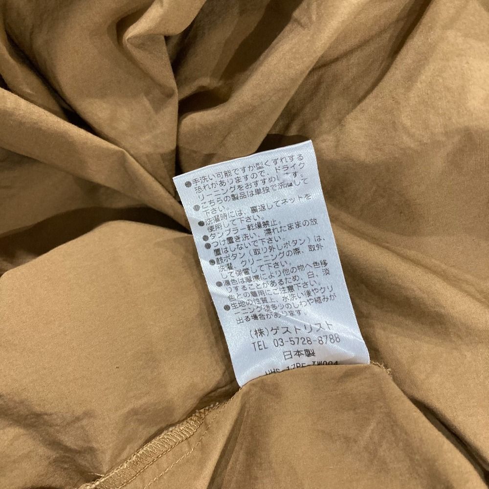 美品 upper hights アッパーハイツ THE SHIRT ストレッチ ドルマンスリーブ 長袖 シャツ ブラウス 0サイズ ブラウン レディース 古着 中古 美品 upper hights アッパーハイツ THE SHIRT ストレッチ