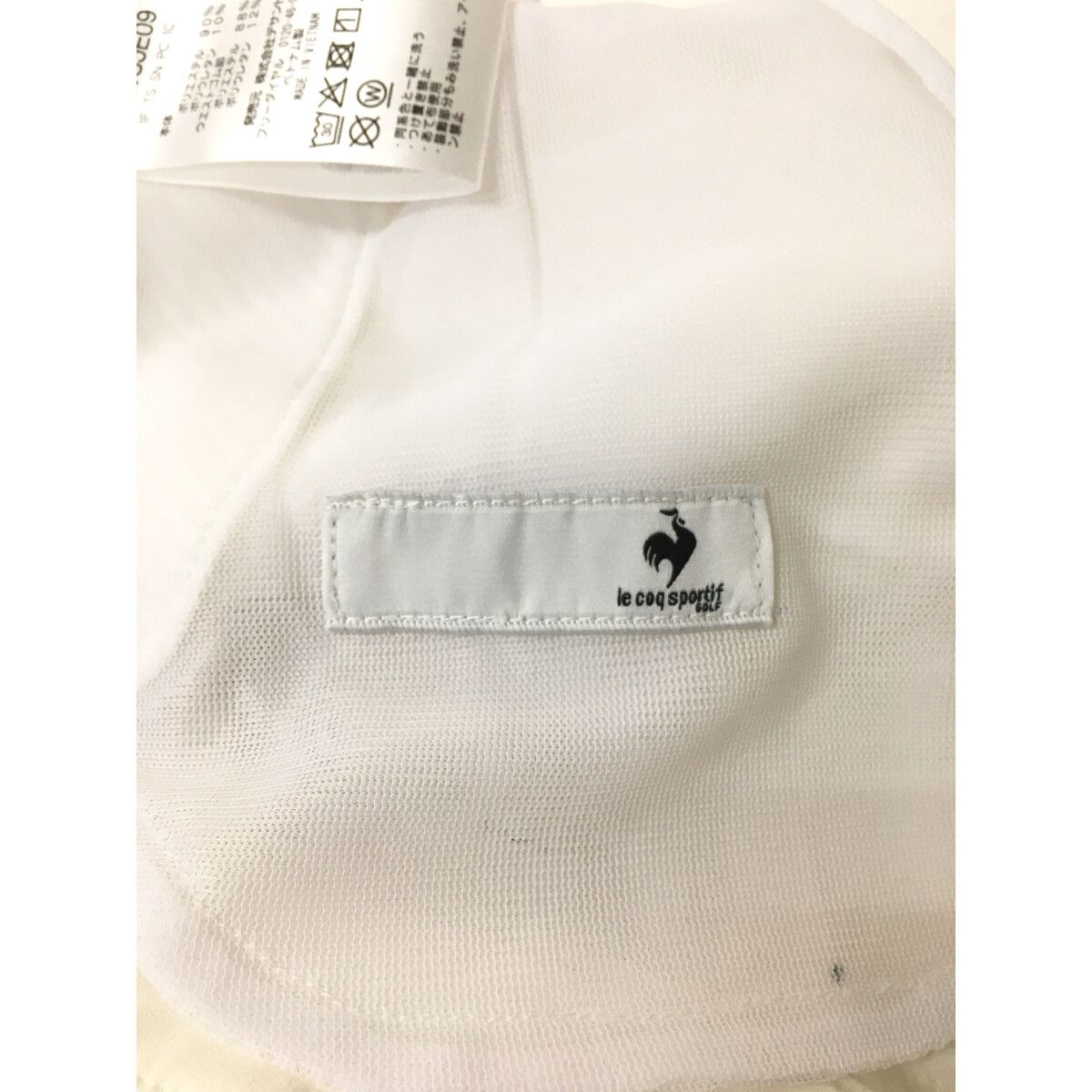 le coq sportif - coco 未使用品 ルコックスポルティフ le coq sportif レディース スカート 9号 白 ホワイト 裏起毛 未使用品 レディース ルコックスポルティフ le coq sportif