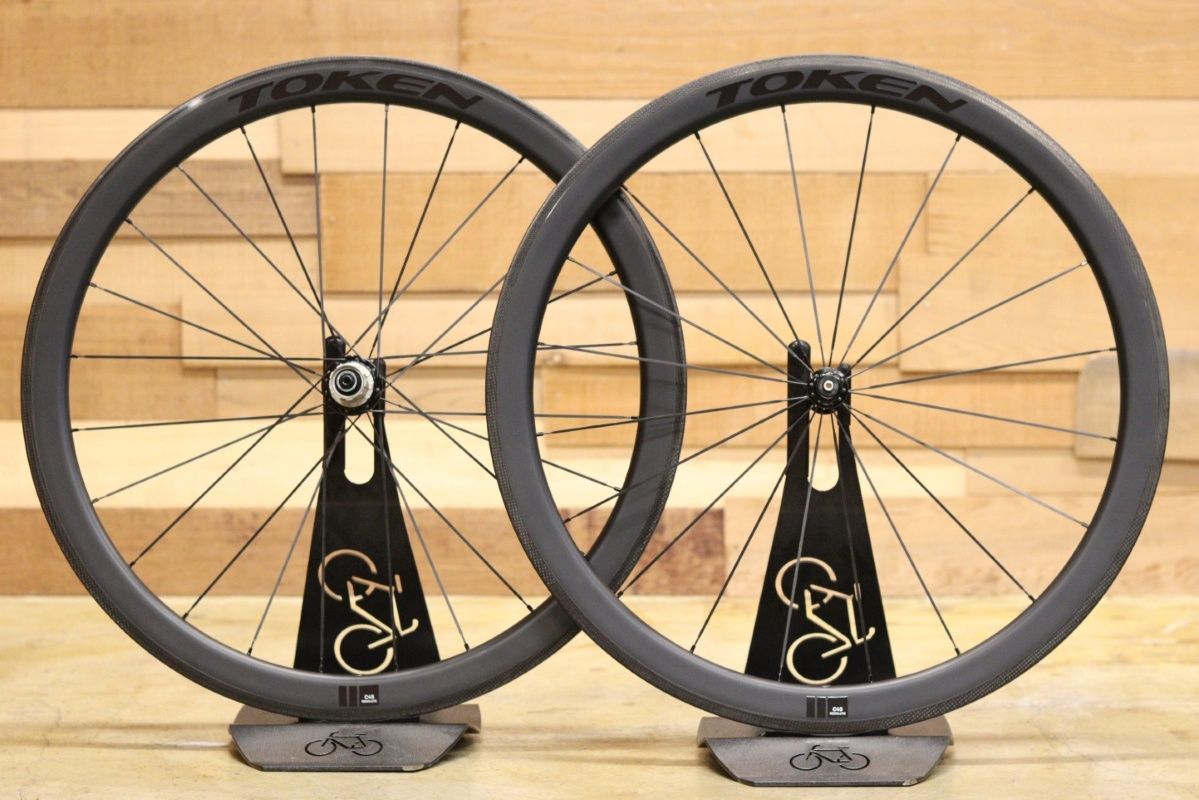 トーケン TOKEN C45 RESOLUTE クリンチャー カーボン ホイールセット シマノ 12|11S 立川店
