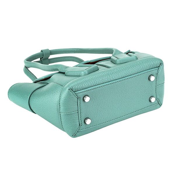 BOTTEGA VENETA MINI THE ARCO ストーム Bottega Veneta - Arco 29 Storm Blue Woven Leather Small
