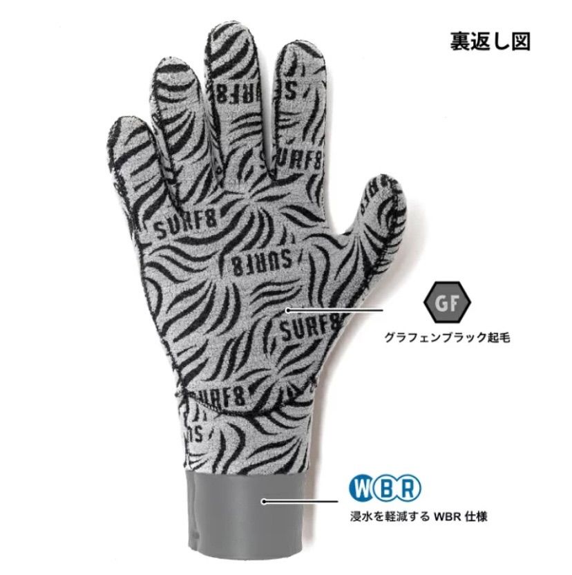 SURF8 2.5MM スムースラバーグローブ起毛 Mサイズ 83F2G4 - メルカリ