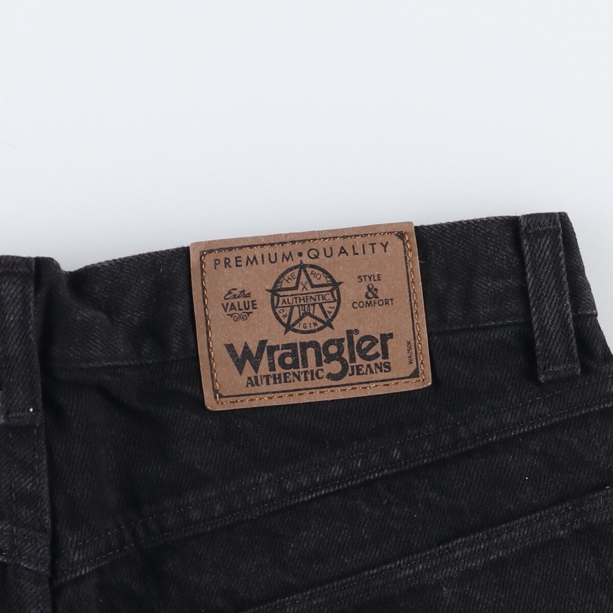 古着 80~90年代 ラングラー Wrangler ブラックデニムショーツ