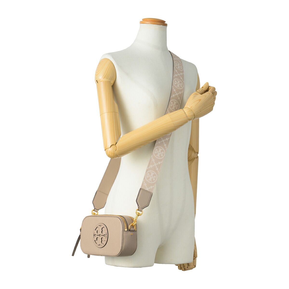 【新品未使用】トリーバーチTORY BURCH ショルダーバックミラーキャンバス 新品 トリーバーチ TORY BURCH ショルダーバッグ ミラー