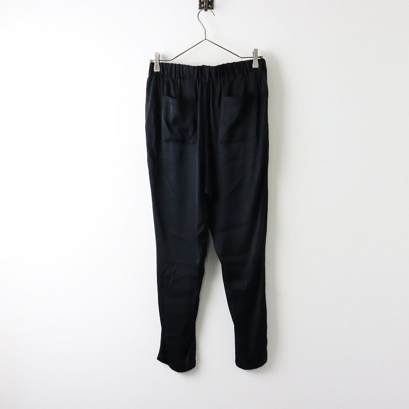 ドゥーズィエムクラス シルクサテンドロストパンツ ブラック Deuxieme Classe（ドゥーズィエムクラス）の「シルクサテン
