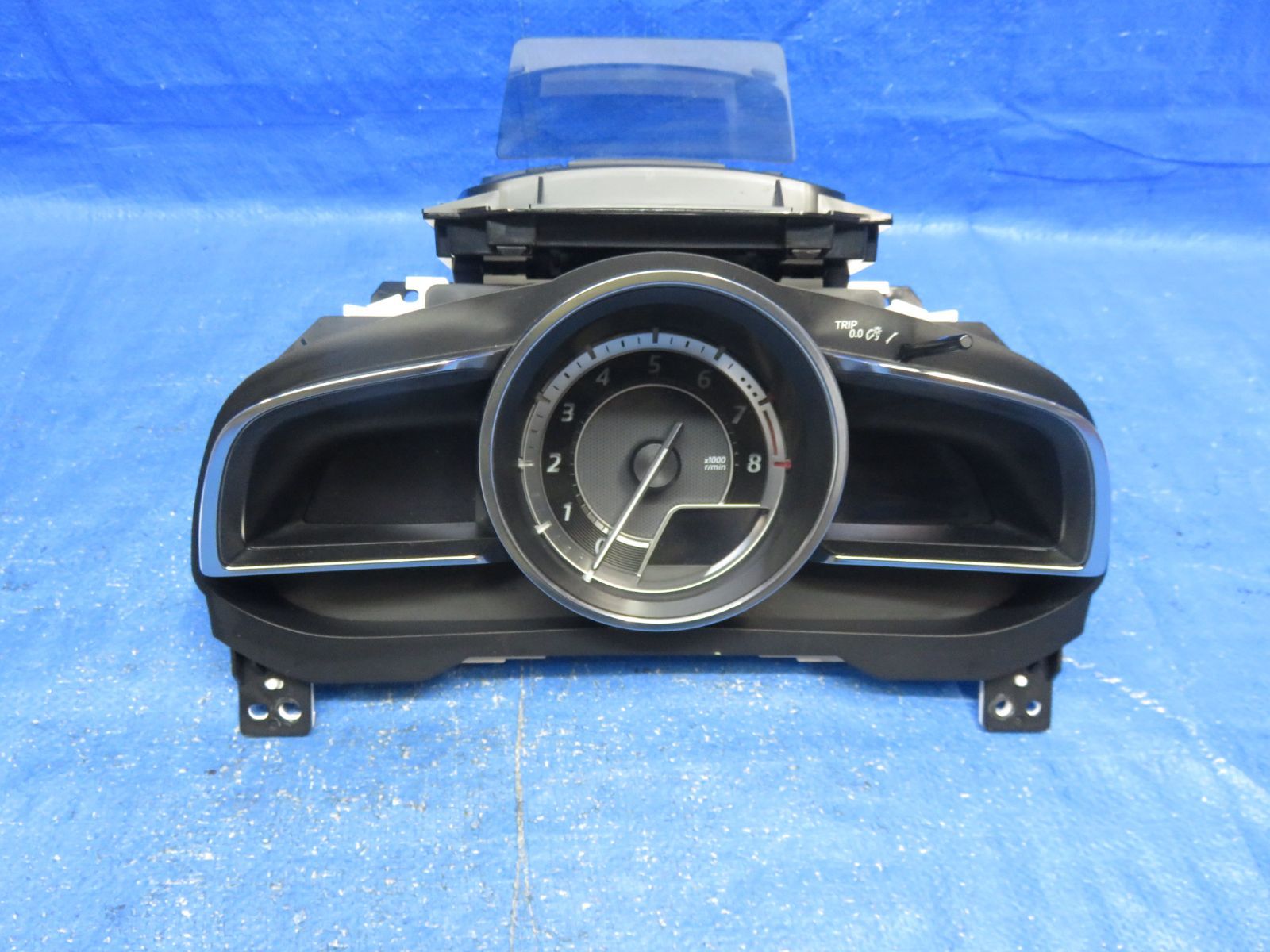 LA6800 マツダ BM5FS アクセラ スピードメーター ヘッドアップディスプレイ 純正 BJE1-55-430 走行距離 不明 BM5AP BM2FS