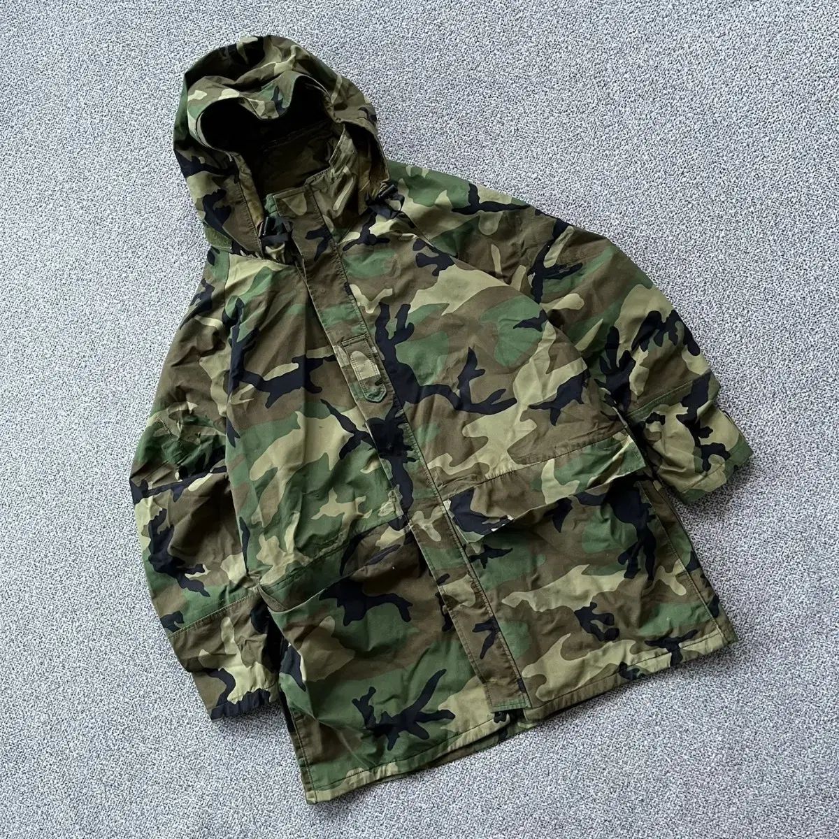 米軍 ECWCS ゴアテックス ウッドランド カモフラージュ パーカー ECWCS 