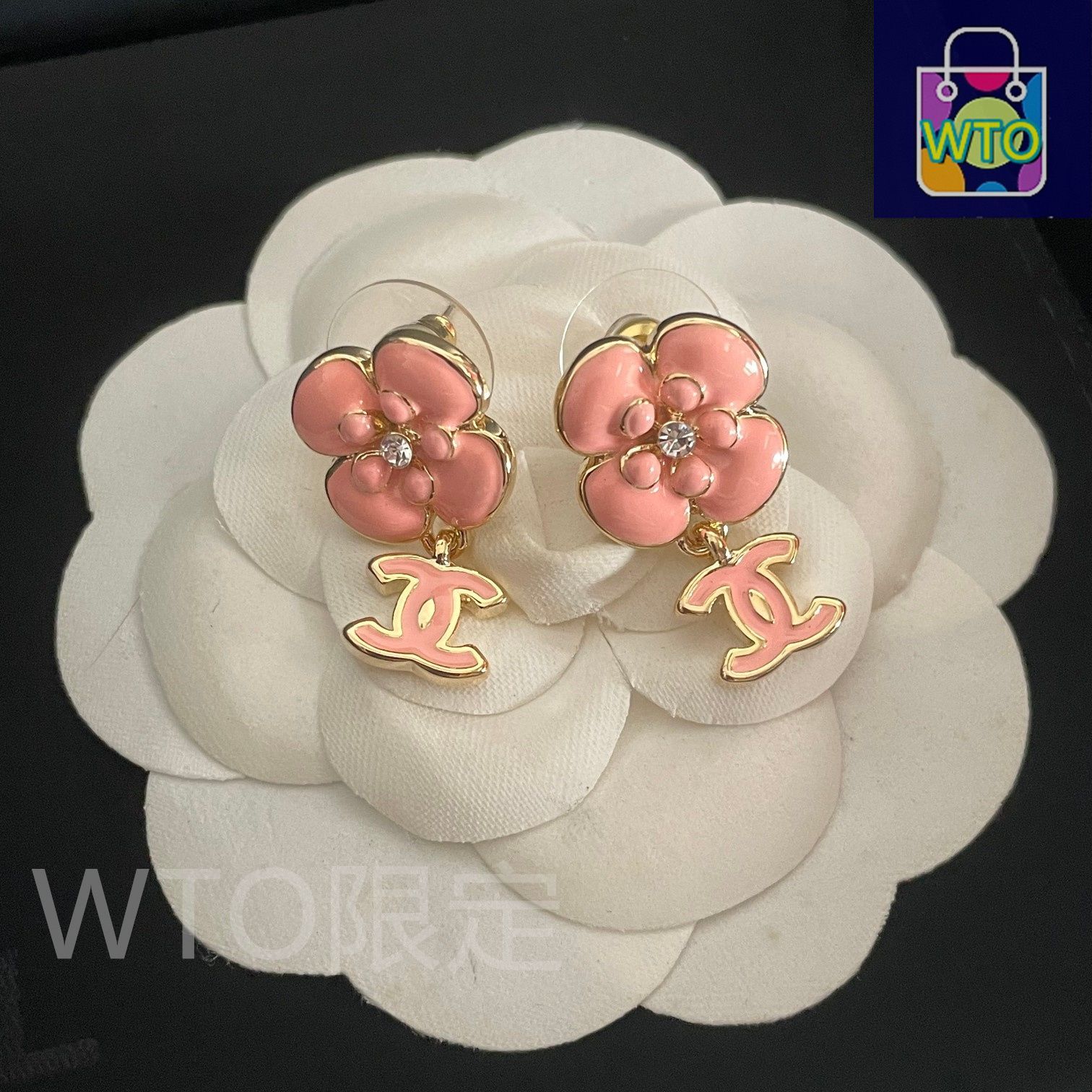 CHANEL シャネル 花柄 Vintageピアス 25SS【CHANEL】花ピアス