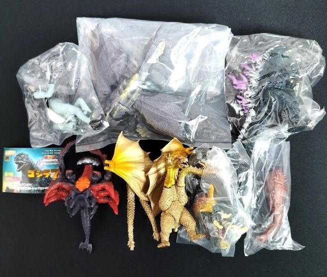 バンダイ ゴジラ ガシャポンHG 7パーツ バンダイ ゴジラ ガシャポンHGX ゴジラ 全7種フルセット