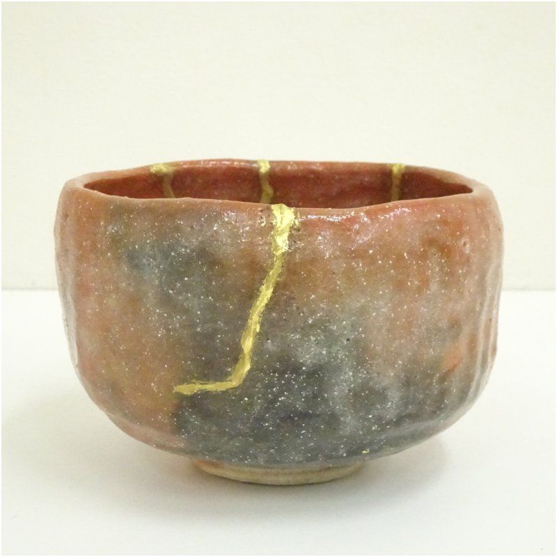 川崎和楽 真和楽造 赤楽茶碗 茶道 抹茶 おしゃれ 抹茶茶碗 抹茶碗 和食器 レトロ 茶器 骨董 茶わん 茶会 茶の湯 楽焼