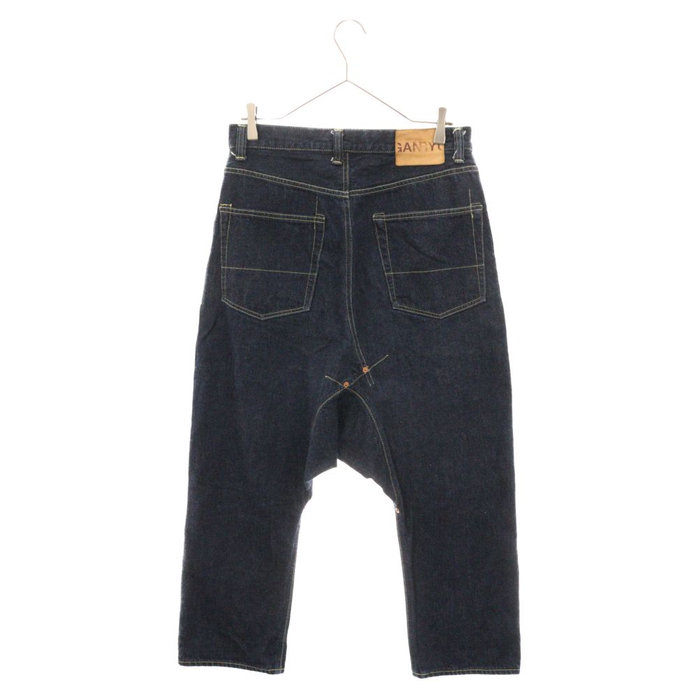 GANRYU コムデギャルソン サルエル チノパン ネイビー S 2025年最新