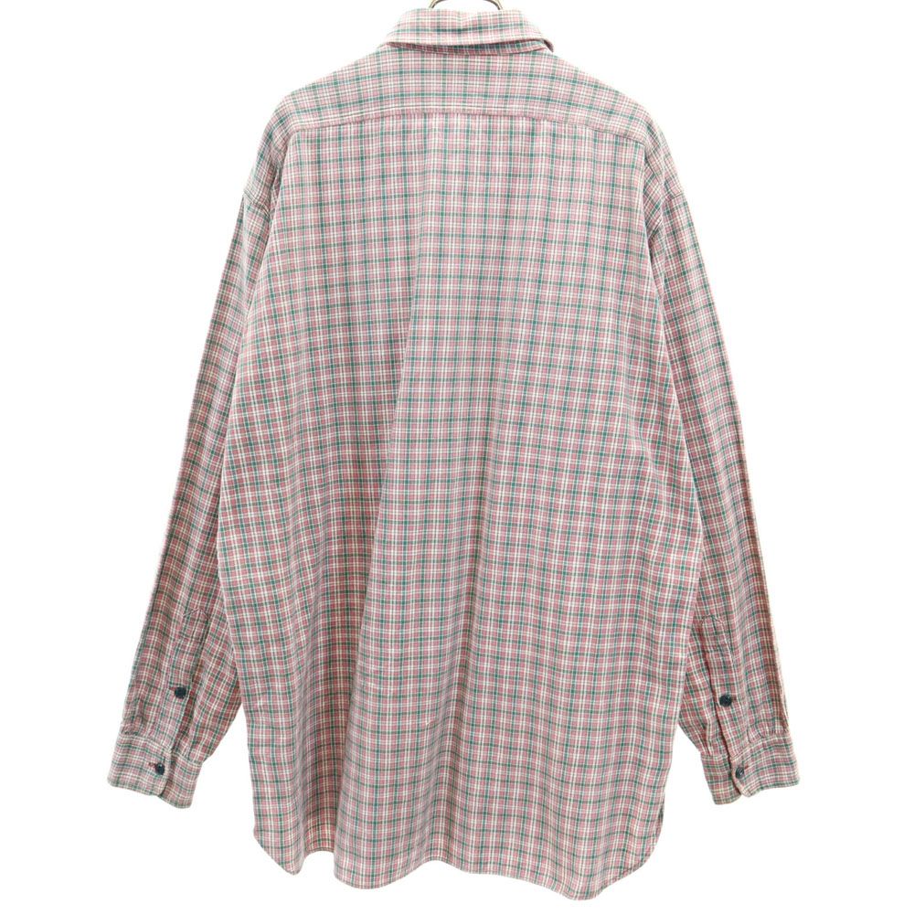 90s 初期タグ　三ツ星　RRL チェック柄 長袖シャツ　LサイズVintage 楽天市場】【90S/三ツ星タグ】RRL 【オープンカラー オンブレ