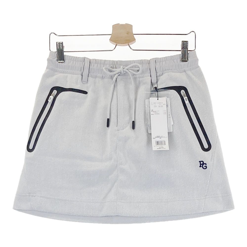サイズ 1 PEARLY GATES パーリーゲイツ 055-1234010 裏メッシュ 起毛スカート グレー系 240101543802 ゴルフウェア レディース ストスト