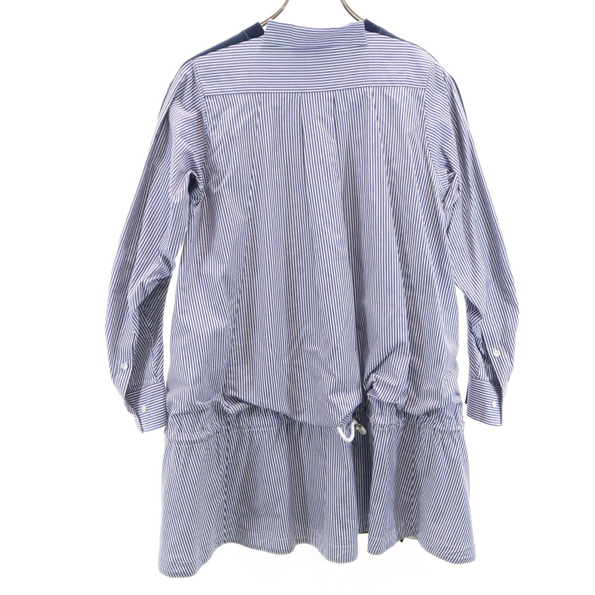 sacai シャツ ワンピース sacai - sacai / サカイ | マルチストライプ ロングシャツ