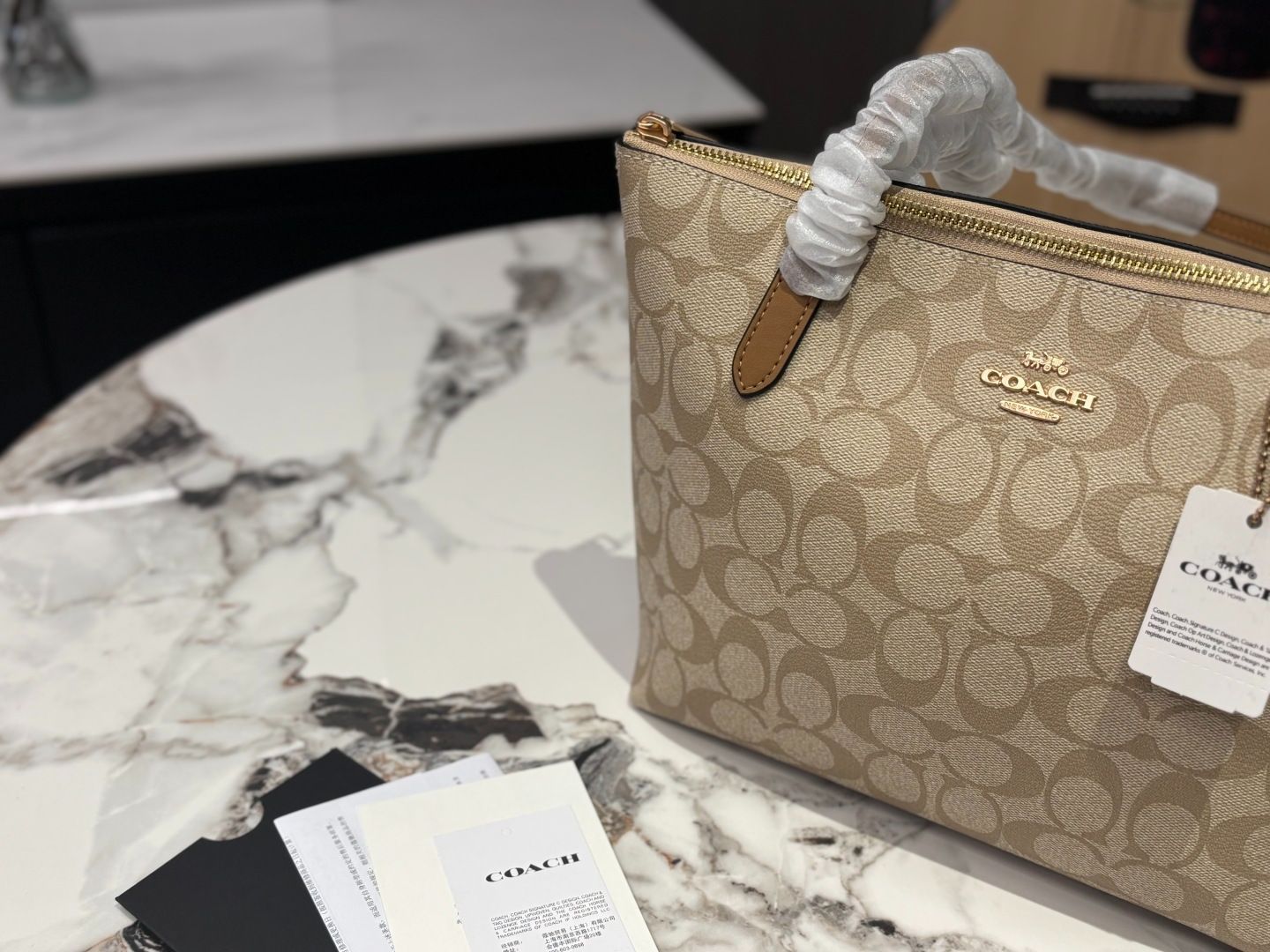 今日特価】COACH Zip Tote - コーチ ジップ トート ショッピング