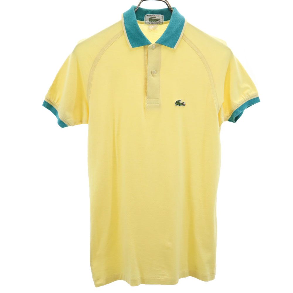 ラコステ 半袖 ポロシャツ イエロー LACOSTE BY IZOD メンズ - メルカリ