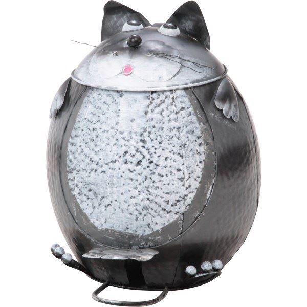 ダストボックス ゴミ箱 約幅30cm 4L キャット型 ふた付き スチール製 ペダル式 ダストビン リビング ダイニング キッチン