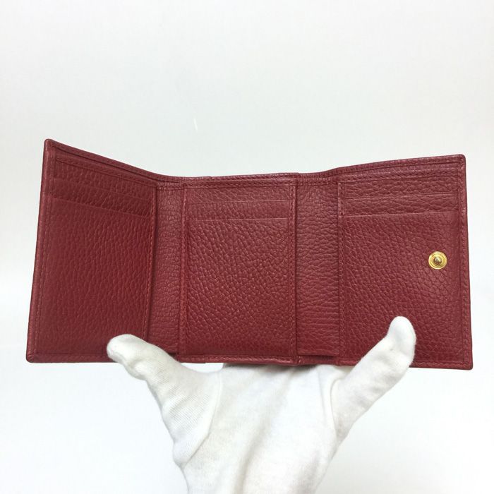 グッチ GUCCI GGマーモント コンパクトウォレット 三つ折り財布 474746