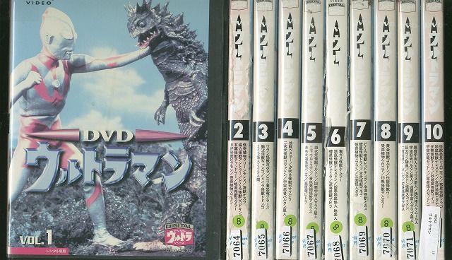 DVD ウルトラマン 全10巻 ※ケース無し発送 レンタル落ち ZW1111