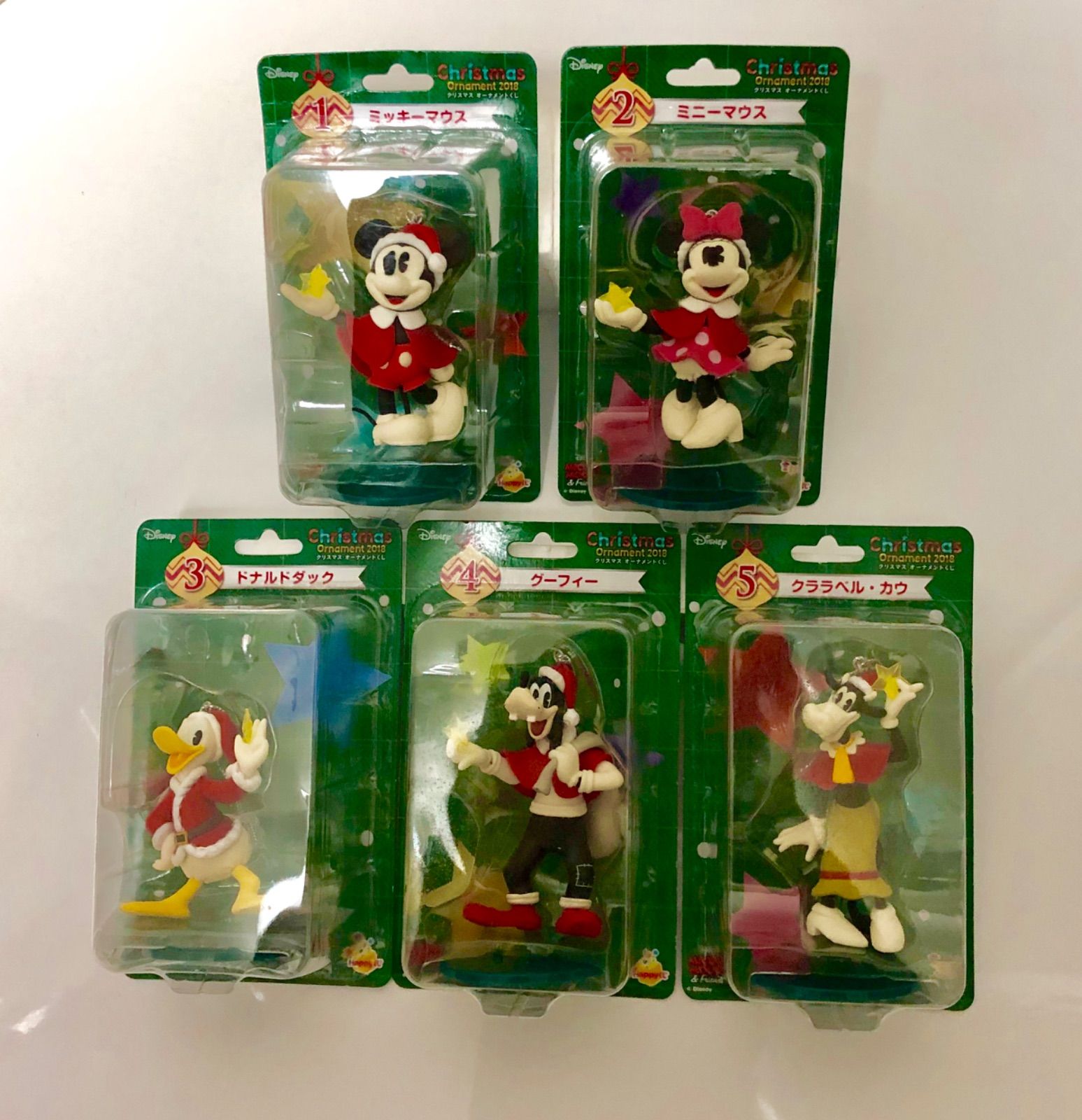 ディズニー　オーナメントくじ　フィギュア(20体） ディズニー オーナメントフィギュア 20体コンプリート＋バッヂ8