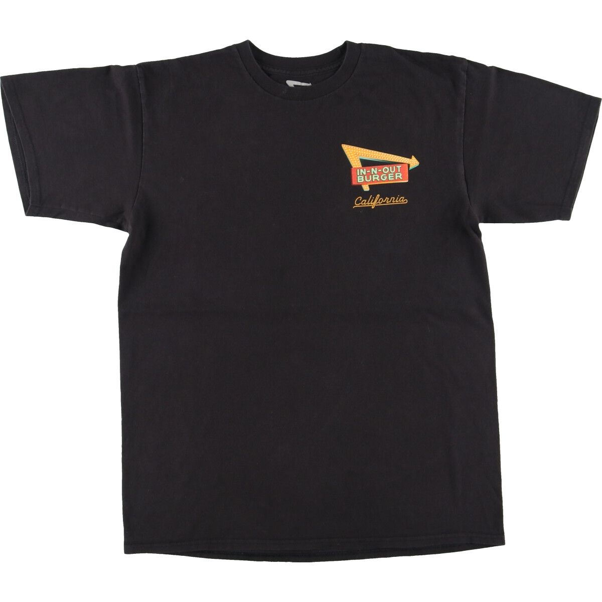 古着 IN-N-OUT BURGER アドバタイジングTシャツ メンズM/eaa441523