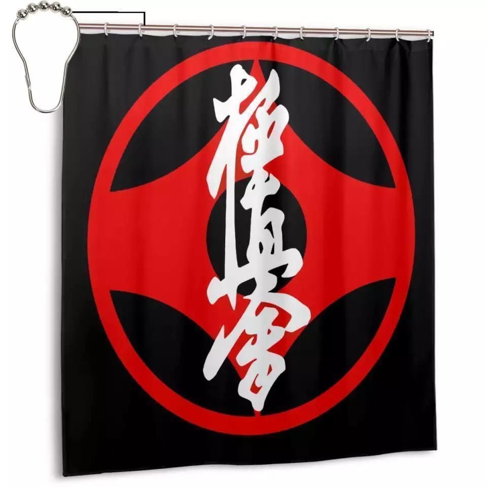 真 空手 真会 観空マーク シャワー カーテン