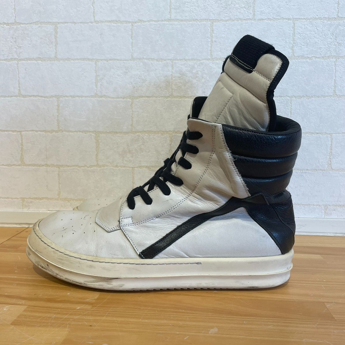 リックオウエンス Rick Owens GEO BASKET ジオバスケット レザー ...