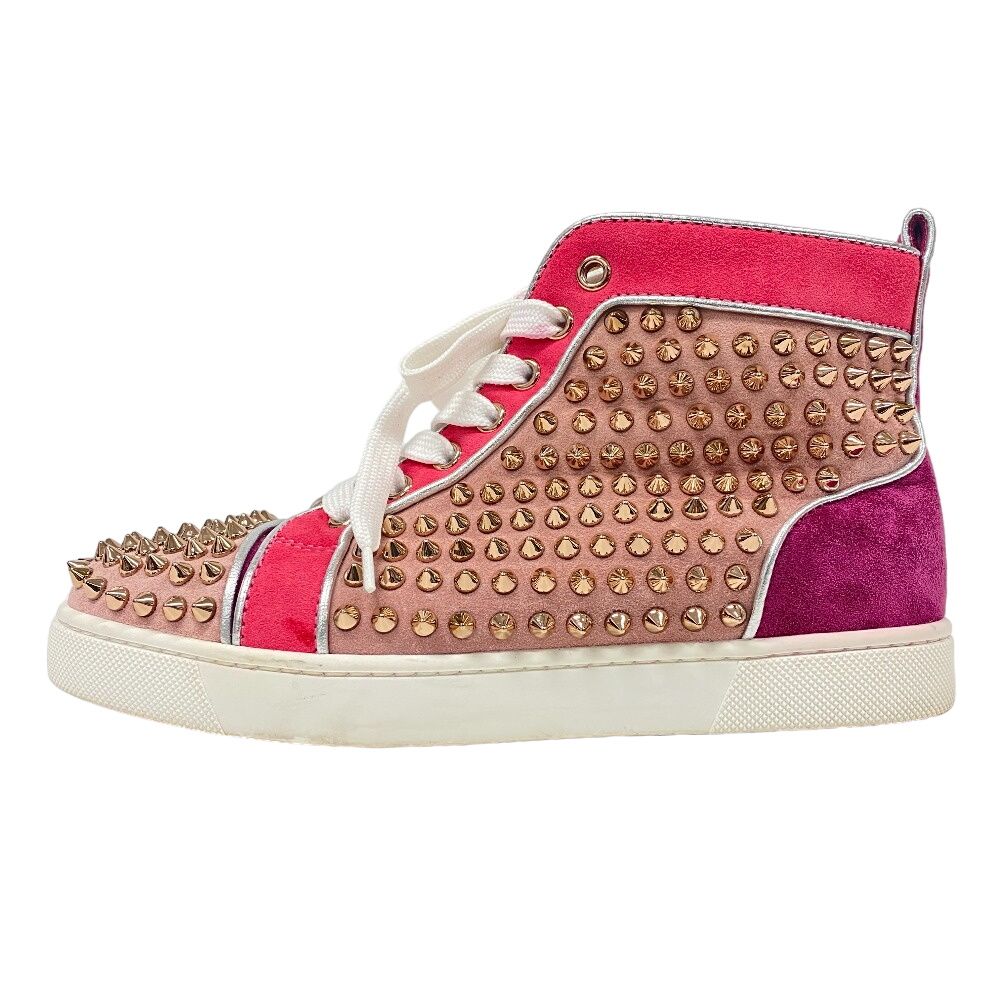 Christian Louboutin クリスチャンルブタン 23.5cm スパイクスタッズ 
