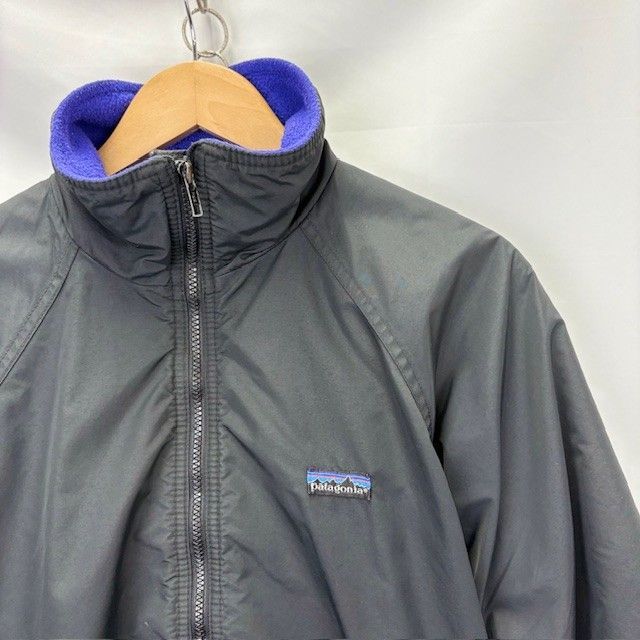 【ハルオ】80年代 三角タグ Patagonia グレー シェルドシンチラ 80s Patagonia 三角タグ シェルドシンチラ ジャケット サイズS