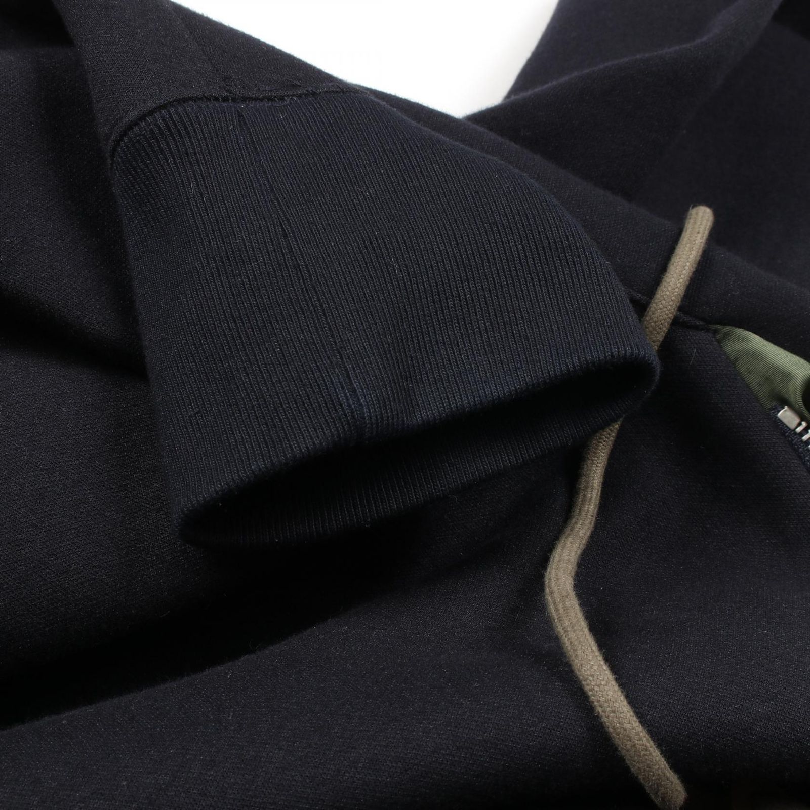 サカイ Sacai ワンピース Sponge Sweat × MA-1 Dress ネイビー