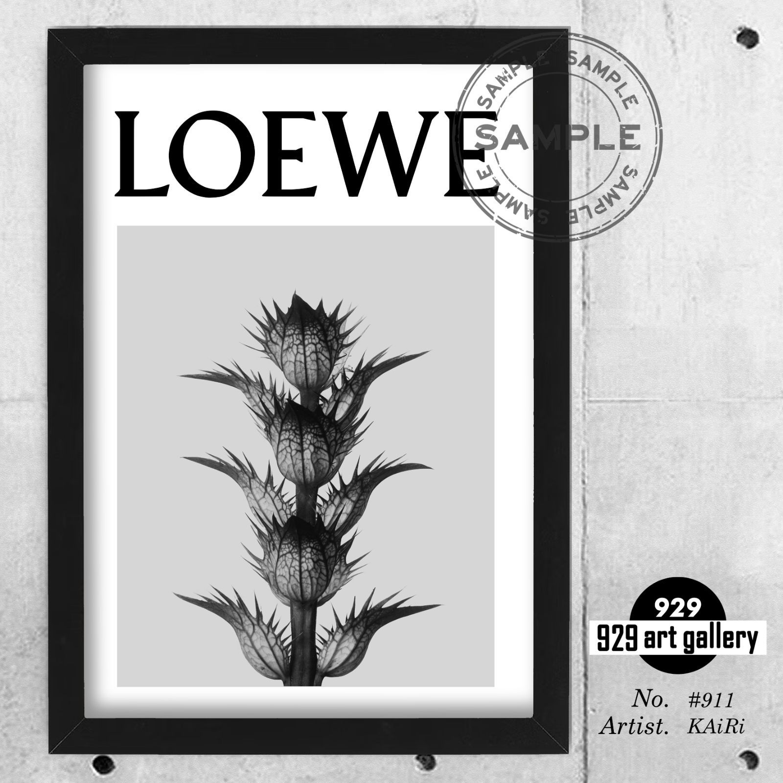 LOEWE　ポスター LOEWE FW23 MEN'S CAMPAIGN × KENSHI YONEZU | SWAG HOMMES