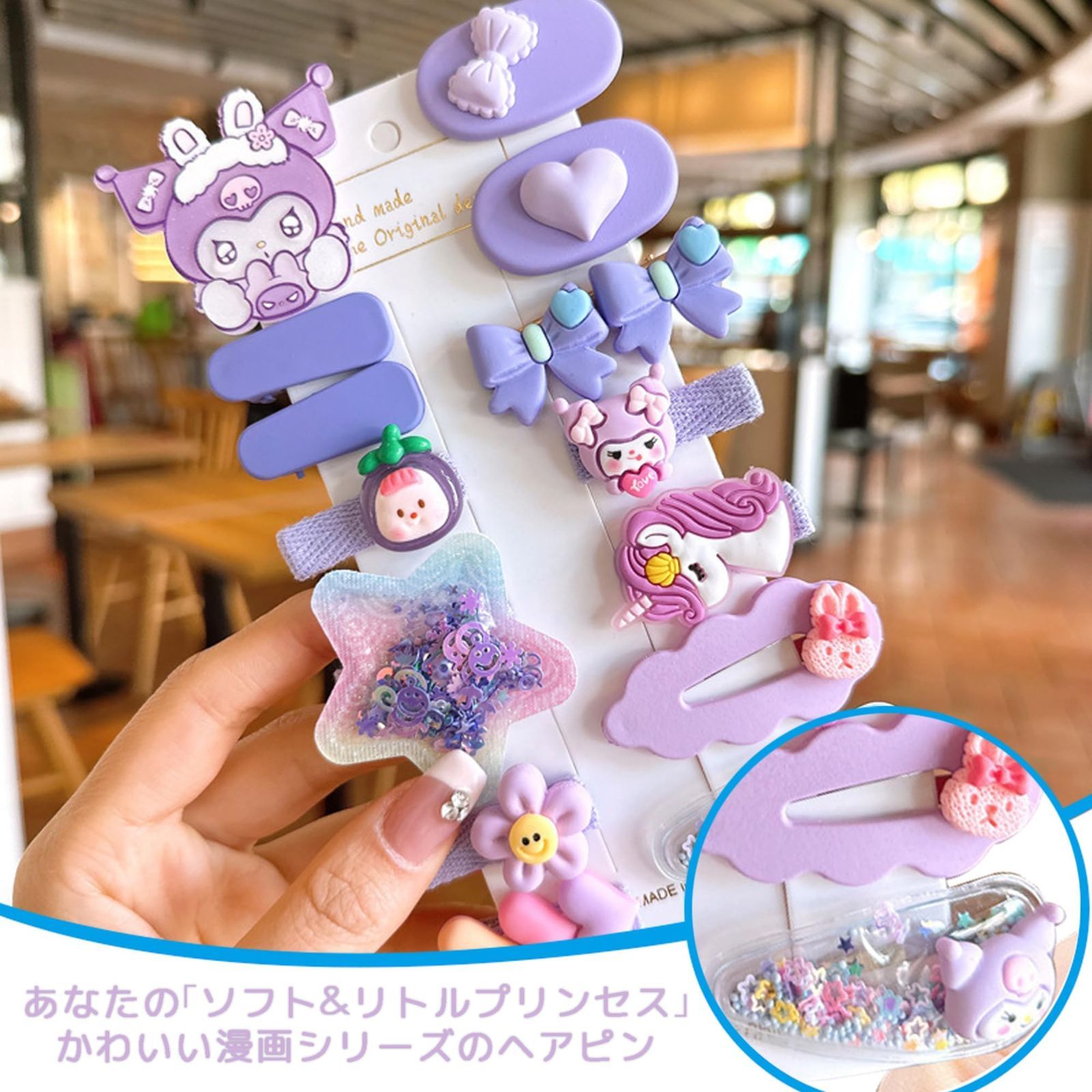 ヘアピンサメクリップ 髪飾り 女性用弓爪クリップ 細い髪のため