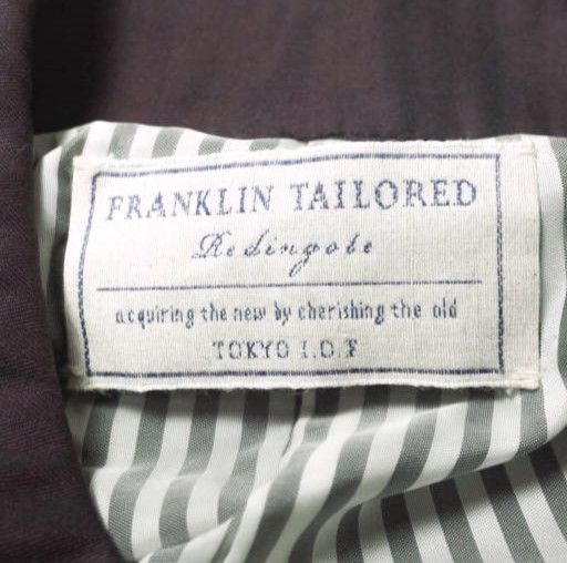 The FRANKLIN TAILORED フランクリンテーラード 日本製 Tombi Coat 