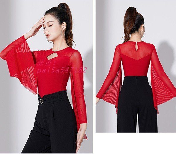 【Mサイズ】新品　JOAN社交ダンス カラフル　デザインカットソーｊ1016 Mサイズ】新品 JOAN社交ダンス カラフル デザインカットソーj1016 M