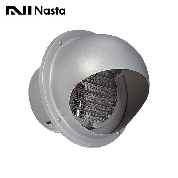 【KS-87SH00BD1#10-SV】Nasta キョーワナスタ 屋外換気口 ステンレス 防火ダンパー付 スパイラル管(内径φ125)