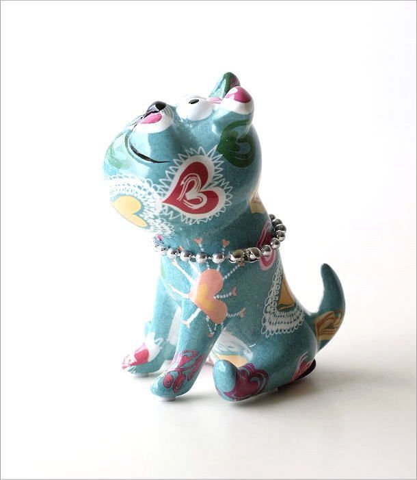 貯金箱 おしゃれ 陶器 犬 いぬ ドッグ オブジェ 置物 かわいい